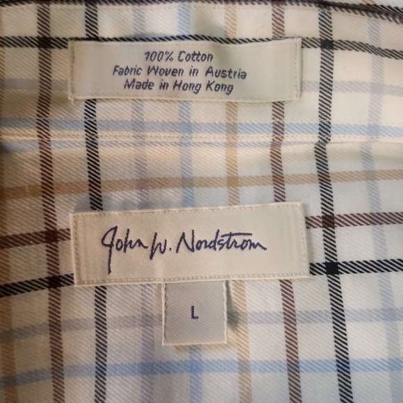 💥Clearance💥 NWT John W. Nordstrom Button Down Shirt, L - Picture 10 of 10